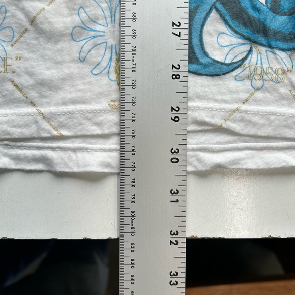 Christian Audiger allover screen printed T-shirt, Swarovski crystal embellished - Picture 8 of 10